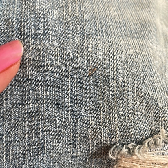 Mossimo Supply Co. Light Blue Distressed Women Jeans Overalls - Picture 11 of 11